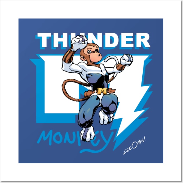 Classic logo with Thunder Monkey Wall Art by Thunder Monkey